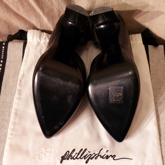 🔥Host Pick🔥3.1 Phillip Lim black leather stiletto platform pumps, EU40/9, EUC - Picture 11 of 14
